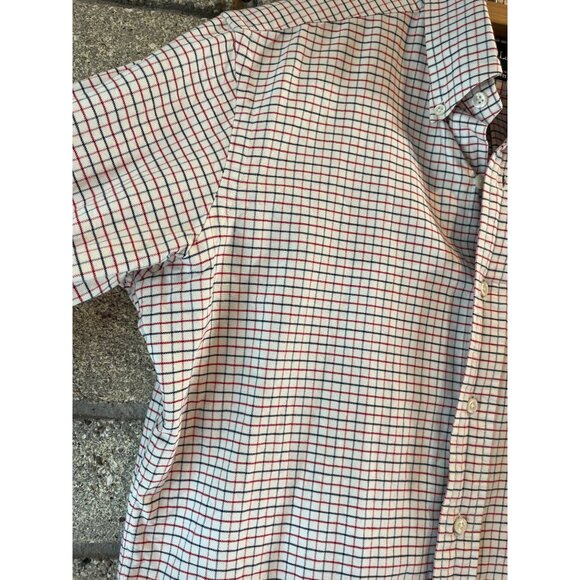 Ralph Lauren Classic Fit Red & Blue Checkered Button-Down Shirt 14.5/33 Mens Cot - Picture 3 of 9